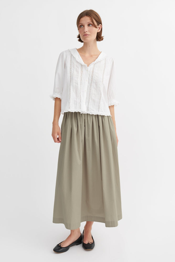 Skall Studio Dagny skirt - Stone moss