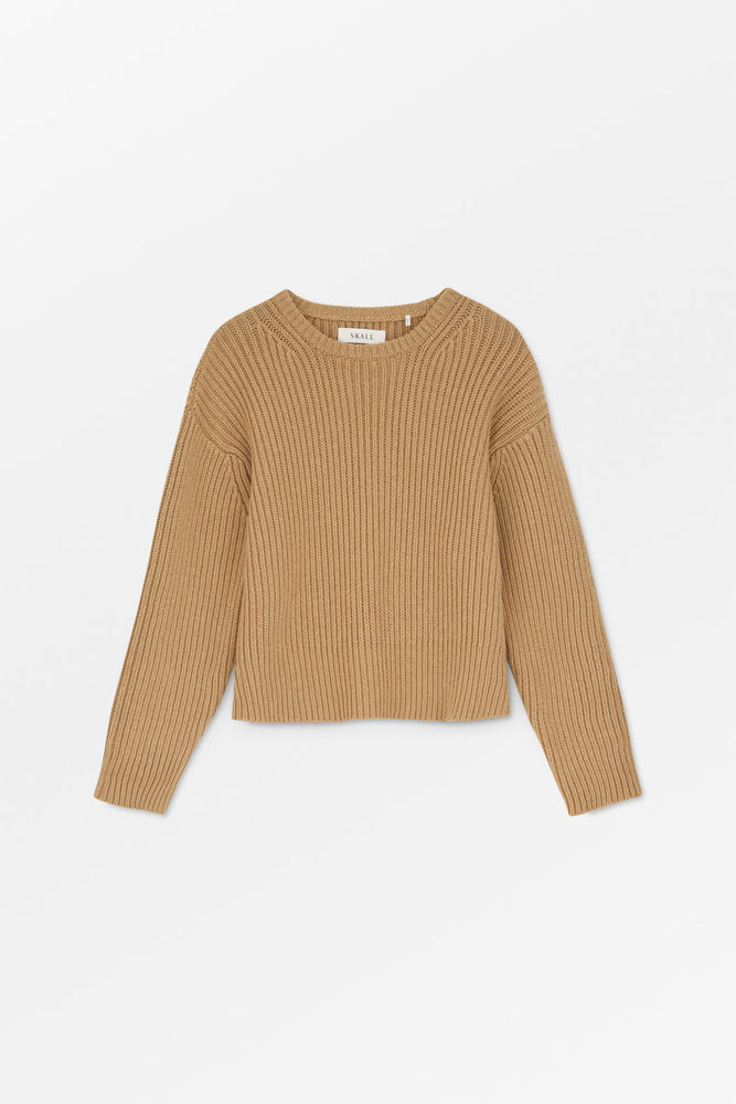 Skall Studio Diana O-Neck jumper - Camel
