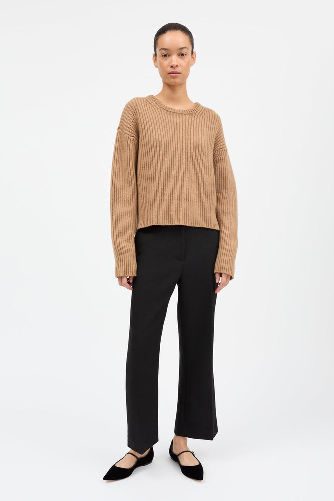 Skall Studio Diana O-Neck jumper - Camel