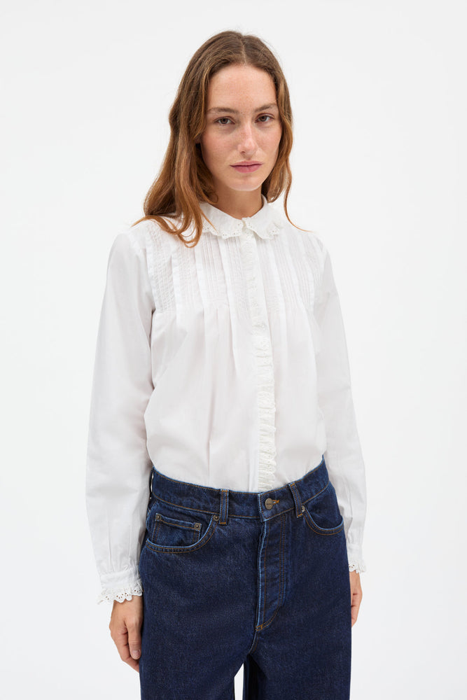Skall Studio Lulu shirt - Optic white