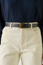 Soeur CAFE leather belt - Black