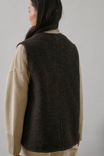 Soeur CHICAGO vest - Mottled Brown