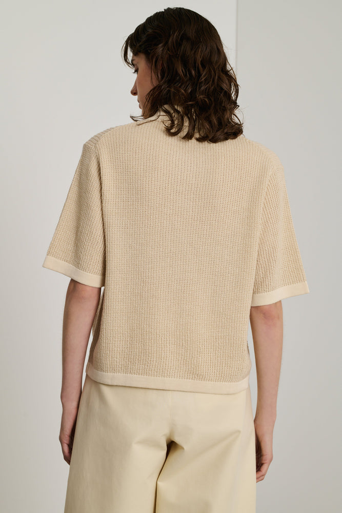 Soeur DAVID POLO SHIRT Ecru