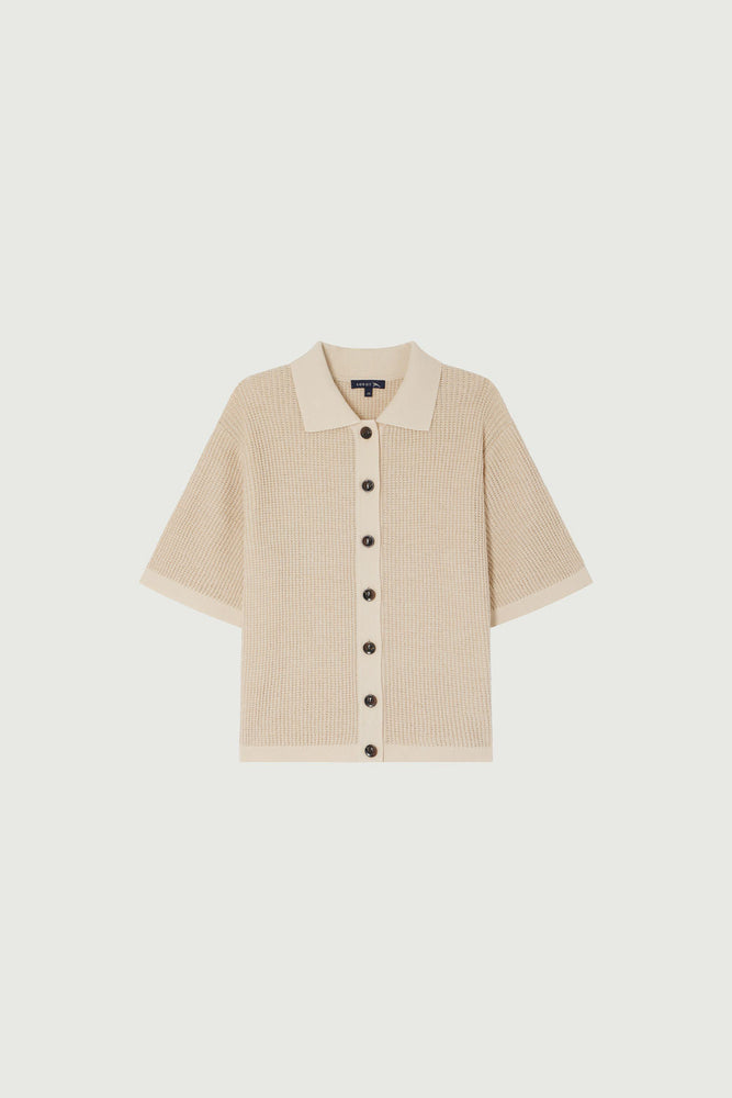 Soeur DAVID POLO SHIRT Ecru