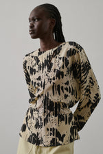 Soeur FERYEL blouse - Pale yellow/Black