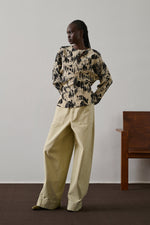 Soeur FERYEL blouse - Pale yellow/Black