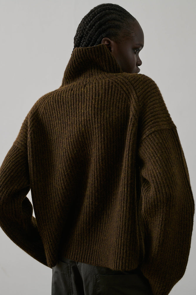 Soeur FLYNN pullover - Mottled brown