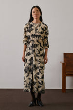 Soeur Francine dress - Pale yellow/Black