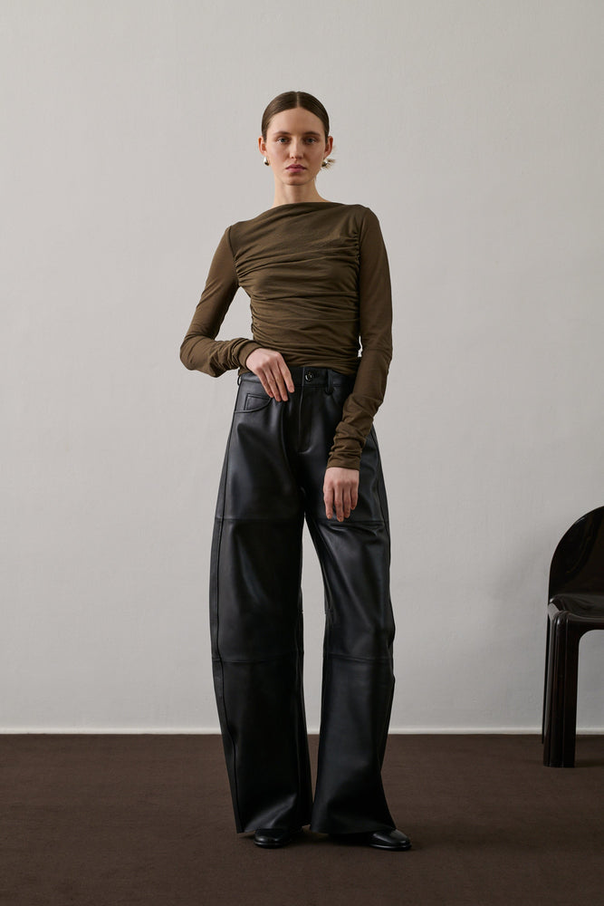 Soeur GAIA T-Shirt - Brown/Khaki
