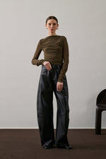 Soeur GAIA T-Shirt - Brown/Khaki
