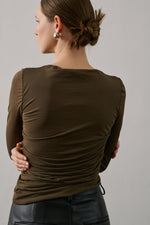 Soeur GAIA T-Shirt - Brown/Khaki