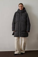 Soeur STORM puffer jacket - Charcoal Grey
