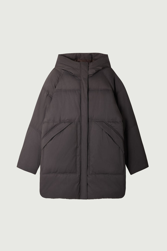 Soeur STORM puffer jacket - Charcoal Grey