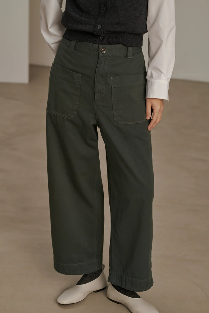 Soeur BOY TROUSERS blue grey/bleu gris
