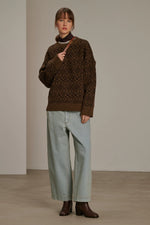 Soeur BIDART PULLOVER marron chiné