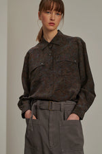 Soeur CELIA BLOUSE grey brown