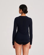 Gai + Lisva THYRA WOOL TOP - MIDNIGHT BLUE