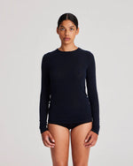 Gai + Lisva THYRA WOOL TOP - MIDNIGHT BLUE