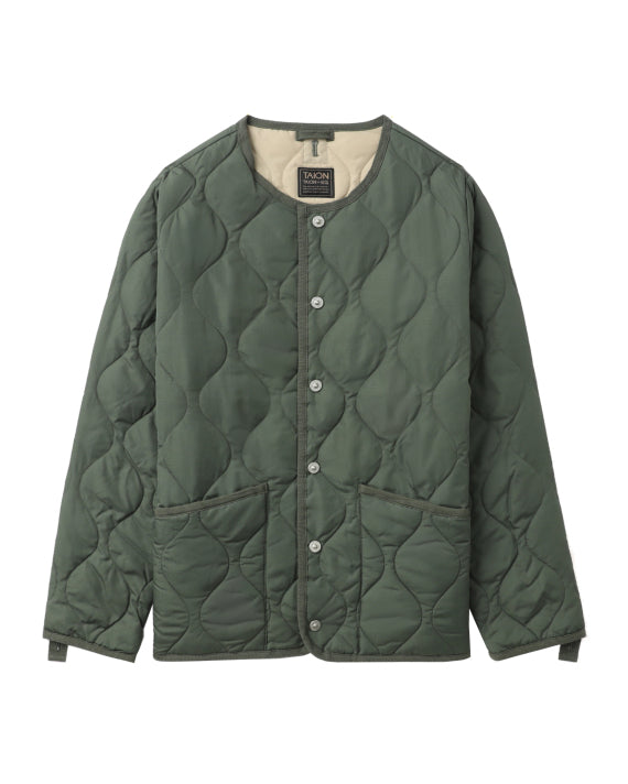 Taion Unisex Military Crew Neck Down Olive
