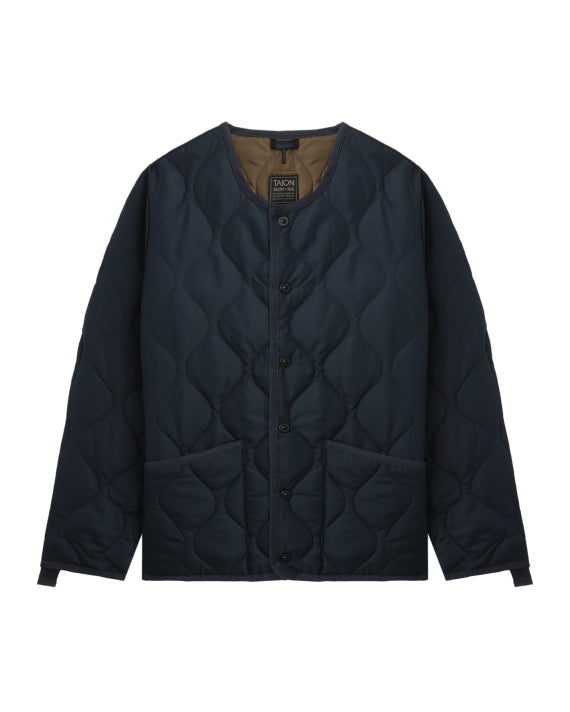 Taion Unisex Military Crew Neck Down Dark Navy