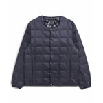 Taion Unisex Basic Crew Neck Down Jacket Dark Navy