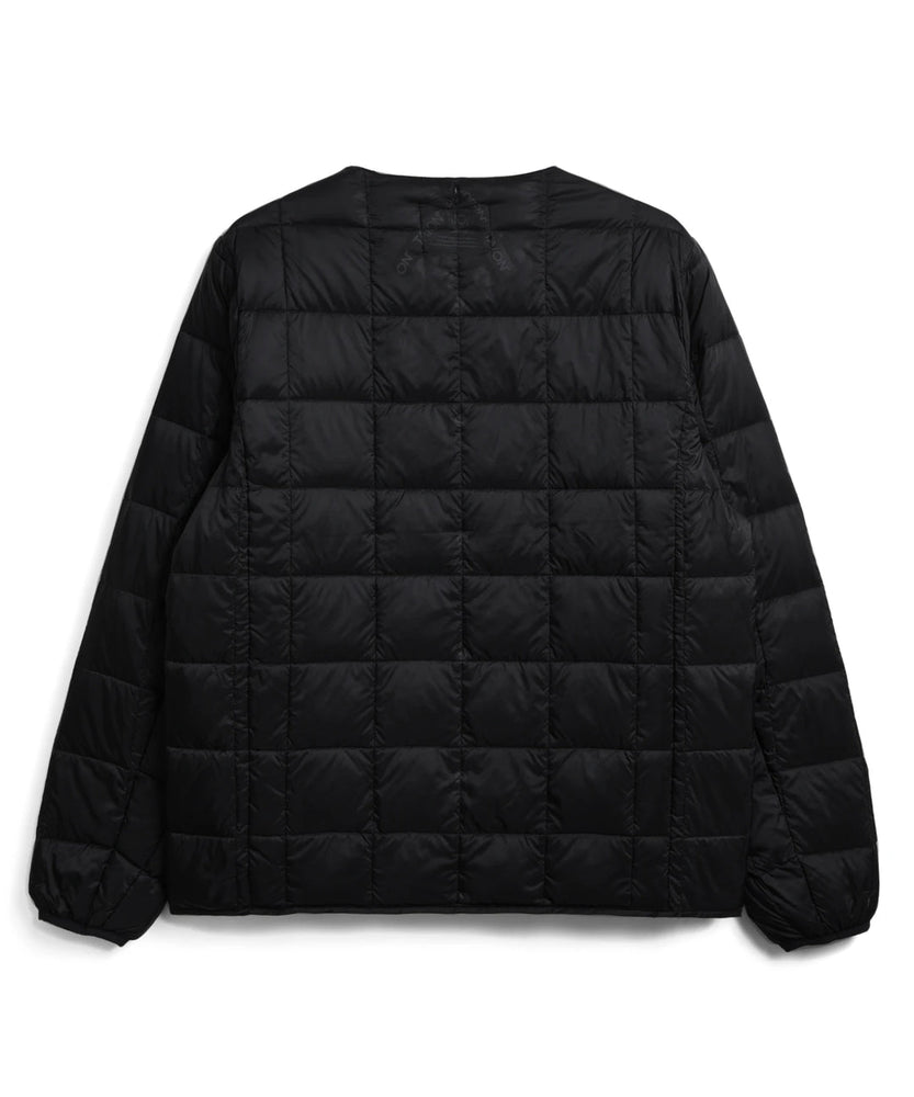 Taion Unisex Basic Crew Neck Down Jacket Navy