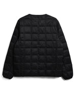 Taion Unisex Basic Crew Neck Down Jacket Navy