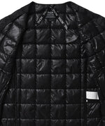Taion Unisex Basic Crew Neck Down Jacket Navy