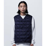 Taion V Neck Down Vest Navy