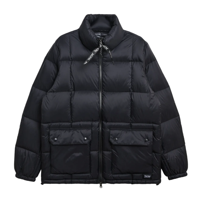 Taion Volume Hood Down Jacket Black
