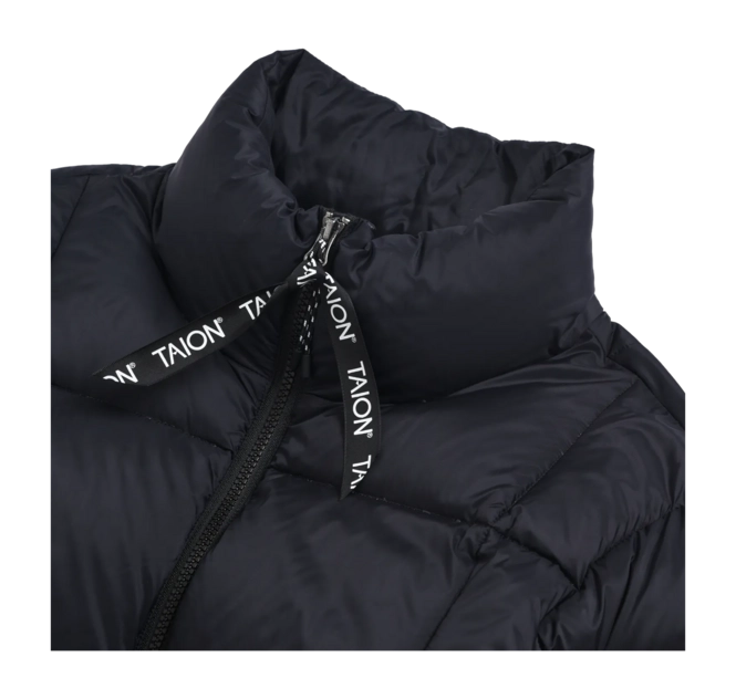Taion Volume Hood Down Jacket Black