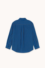 THE TINY BIG SISTER Striped relaxed shirt - Dark Blue