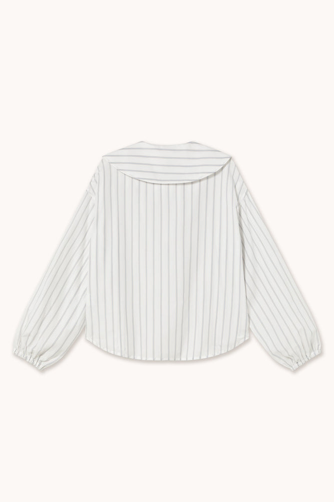 THE TINY BIG SISTER Striped shirt - Off white