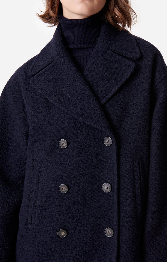 Vanessa Bruno Berlin Coat Navy Blue