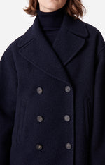 Vanessa Bruno Berlin Coat Navy Blue
