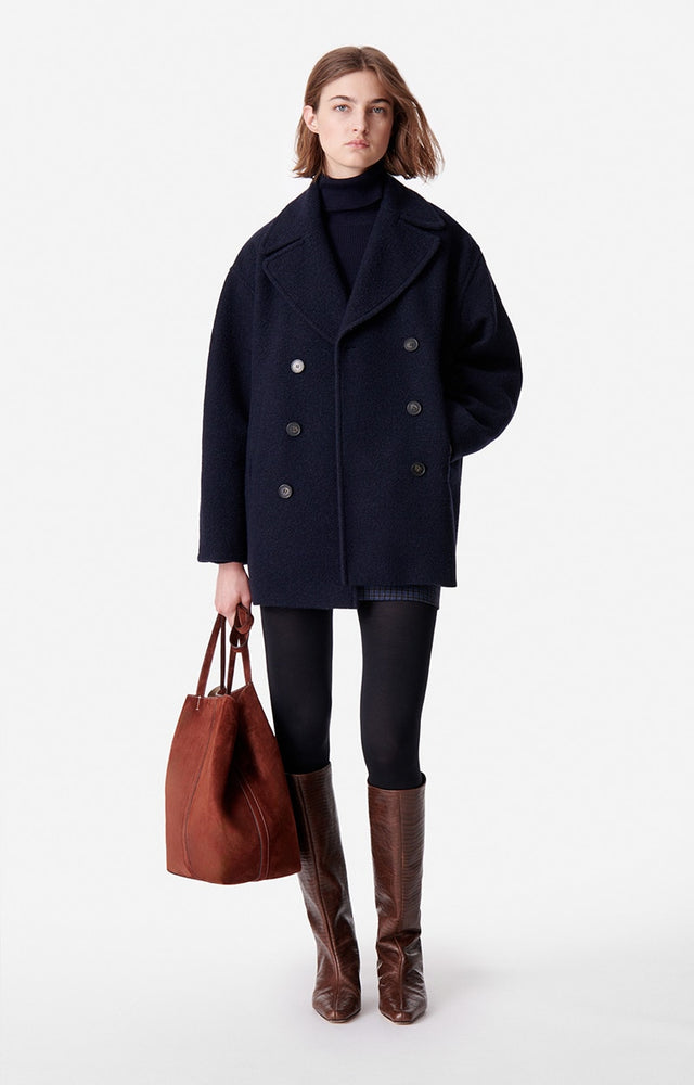 Vanessa Bruno Berlin Coat Navy Blue