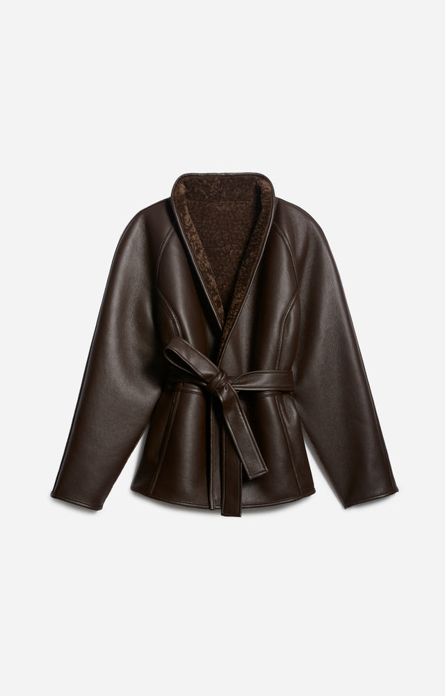 Vanessa Bruno FUR Jacket - Brown