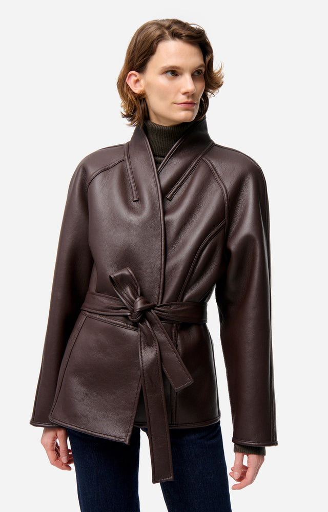 Vanessa Bruno FUR Jacket - Brown