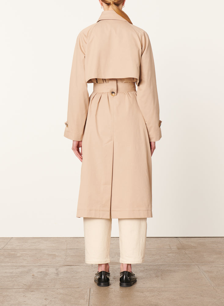 Vanessa Bruno Dexter Trench Coat Beige