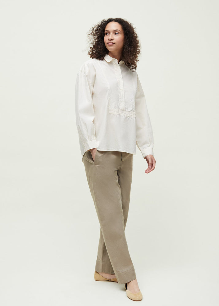 Aiayu Umi tunic poplin - Pure ecru