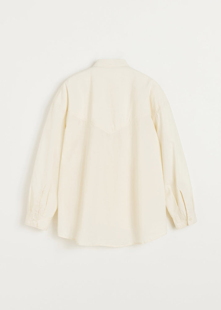 Aiayu Umi tunic poplin - Pure ecru