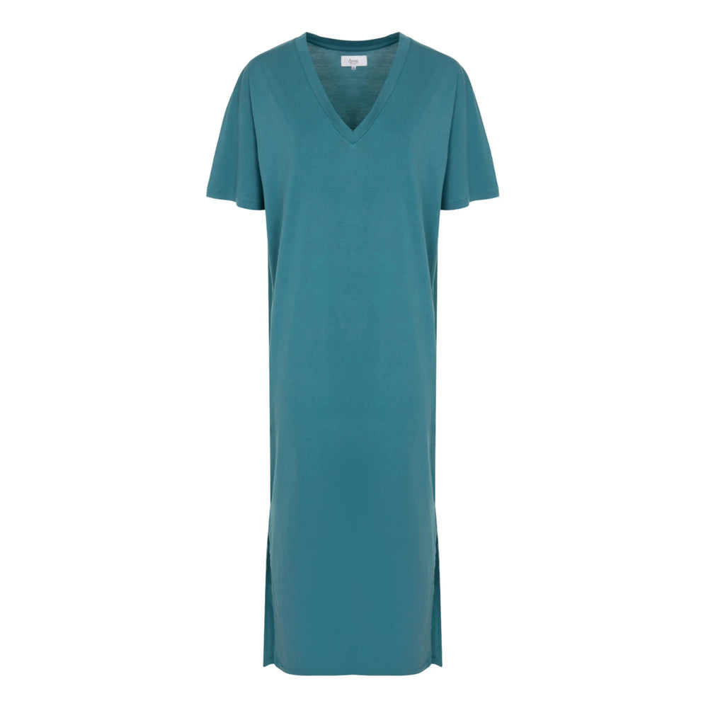 Âme  Heva T-shirt Dress | Peacock blue