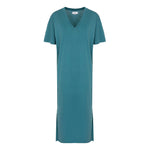 Âme  Heva T-shirt Dress | Peacock blue