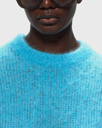 American Vintage BYMI - Jumper - brumeux raye- piscine