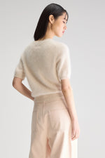 Bellerose DATAD ANGORA-BLEND SWEATER Parchemin