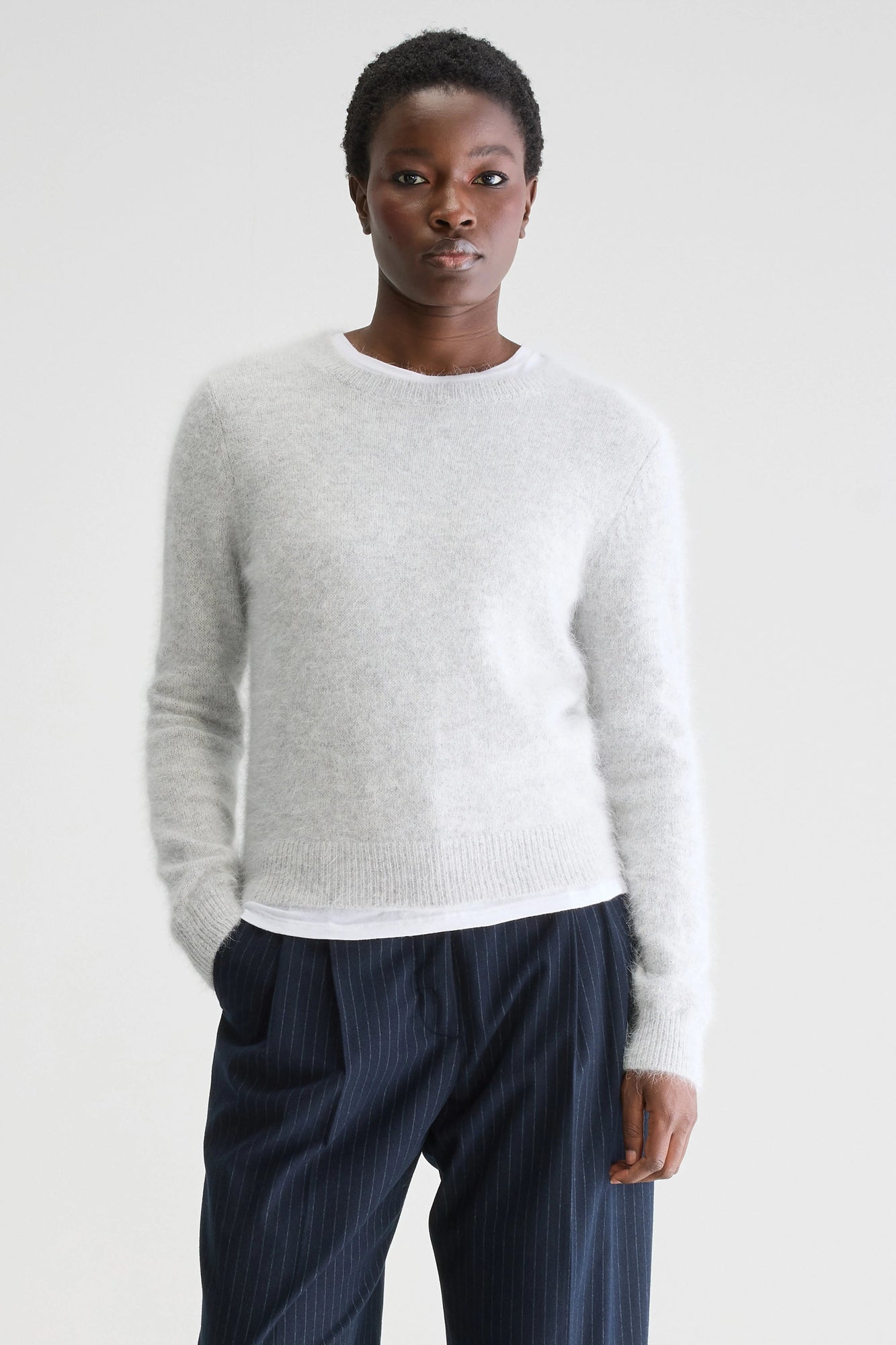 Bellerose DATTI ANGORA-BLEND SWEATER Birch – Peony Rouge