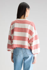 Bellerose FRANCO LONG-SLEEVE T-SHIRT Striped Piment / Shell