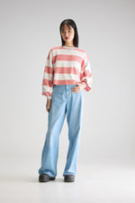 Bellerose FRANCO LONG-SLEEVE T-SHIRT Striped Piment / Shell