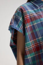 Bellerose GIANNA SLEEVELESS SHIRT DRESS Caraibes/Liane/Palissandre