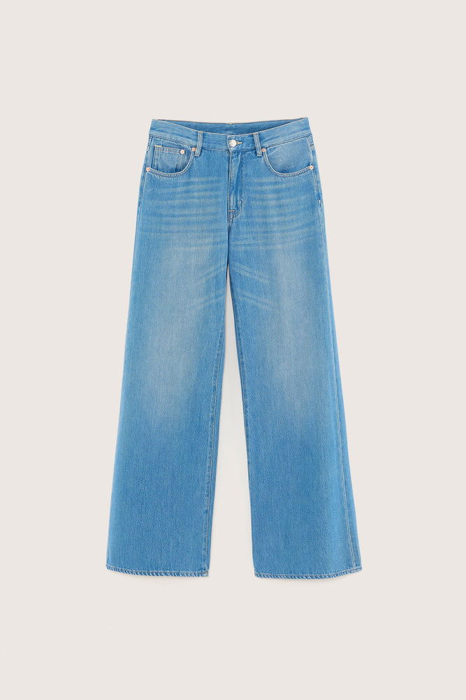 Bellerose KANSAS / DENIM N. 97 WIDE JEANS Blue Beach